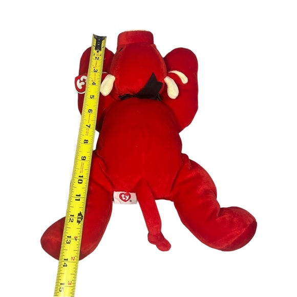 TY Pillow Pal Red Snort Bull 1997 Retired Beanie Babies With Tag Plush Stuffed - Picture 8 of 8